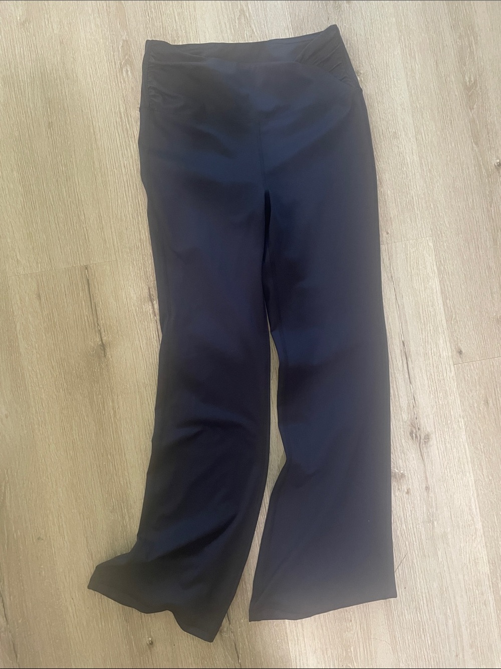 Navy High-Waist Flared Leggings | Women’s Size Medium - Picture 5 of 7